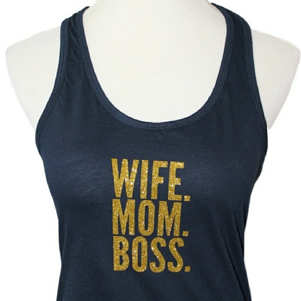 👀BEST SELLER! Last 1! Wife. Mom. Boss Tank Top